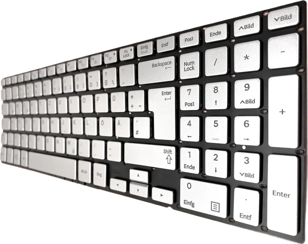 Clavier d'Ordinateur Portable pour Samsung NP770Z5E Argent Lumineux