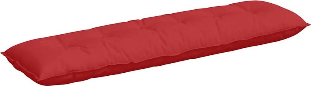 vidaXL Rückenkissen Rot 180 x 19 x 50 cm Stoff Produktbild 