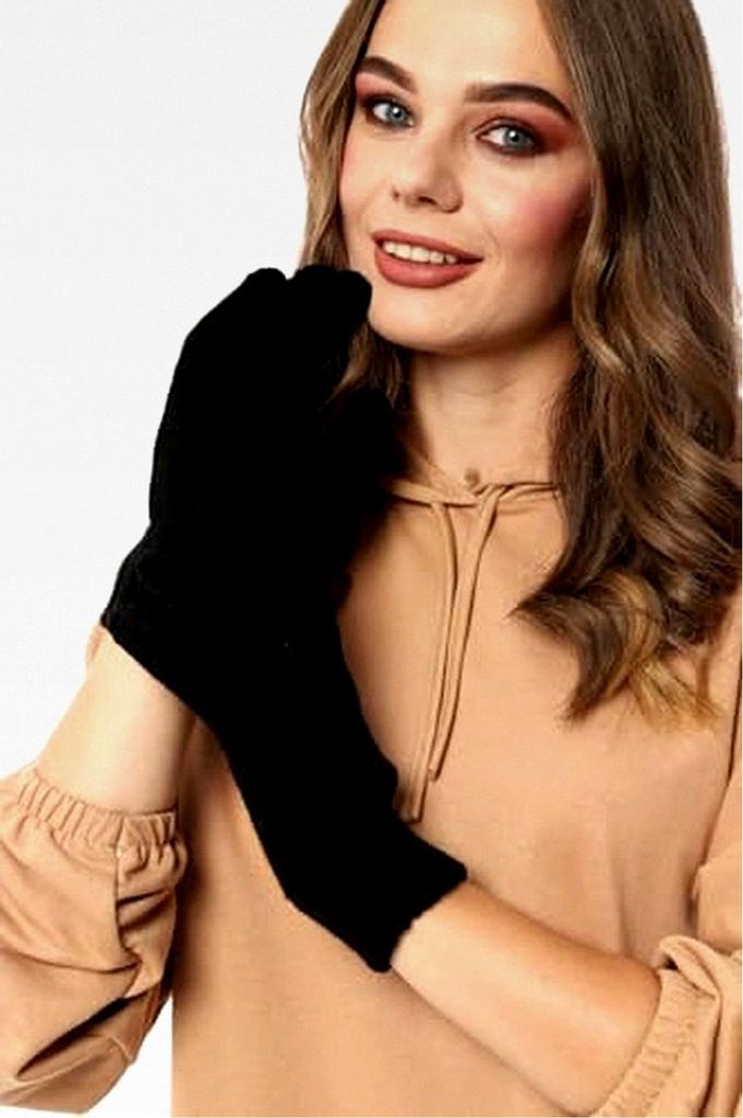 Winterhandschuhe für Damen und Herren - Strickhandschuhe mit flexiblem, angenehmem Design und weichem elastischen Bündchen