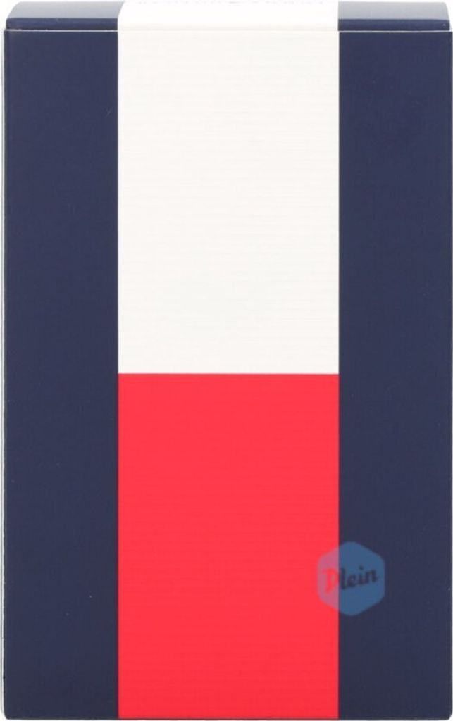 A close-up view of the packaging for Tommy Hilfiger Impact Eau de Toilette for Men.