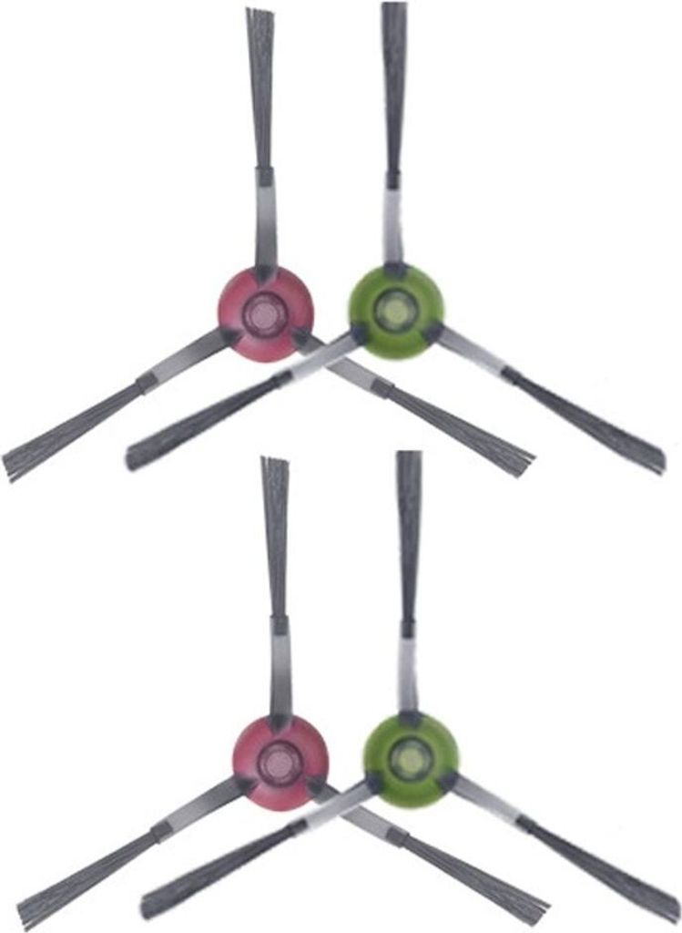 4x Seitenbürsten für Ecovacs Deebot X1 TURBO/OMNI Robot Vacuum Zubehör Ersatz