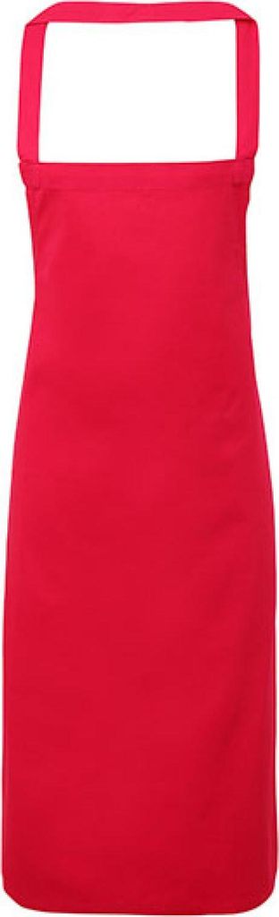 Premier Workwear PR102 | Baumwolle Apron (No Pocket) - 60 x 87 cm - Farbe: Hot Pink (ca. Pantone 214c) - Größe: 60 x 87 cm