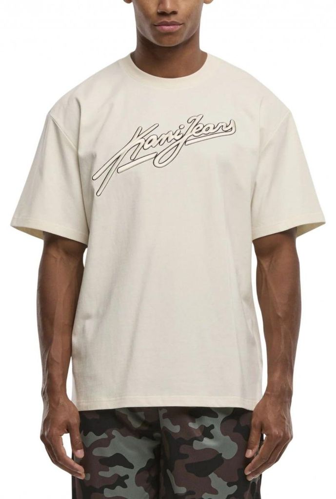 Karl Kani Herren T-Shirt JEANS Oversized L Weiß