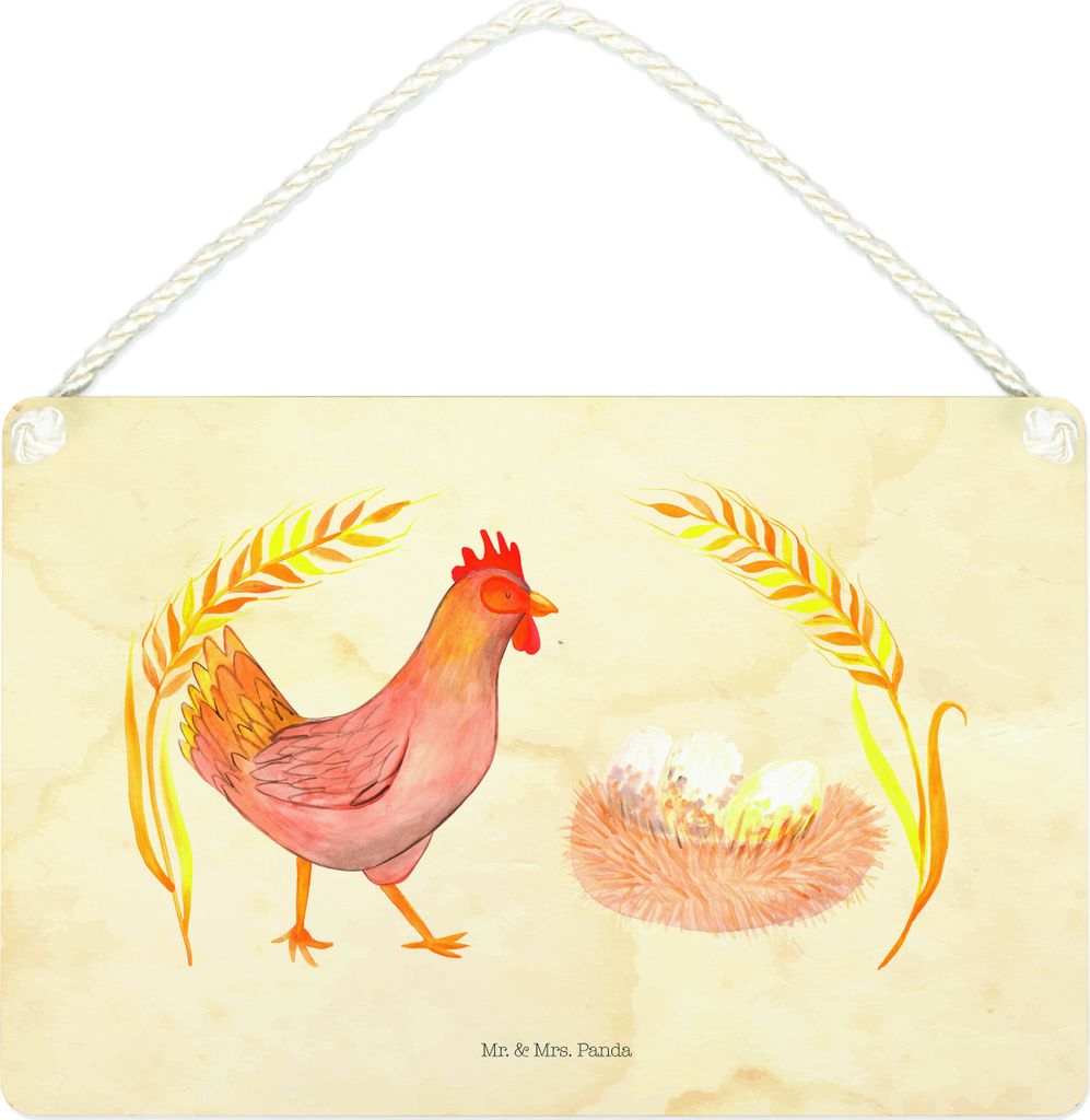 Mr. & Mrs. Panda Schild Huhn Stolz DIN A4 - Vintage - Geschenk, Spruch, Hof, wandtafel, Hahn, Deko Wandbild, Eier, Bauernhof, Henne, Holzschild, Ge...