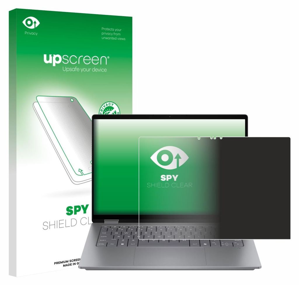 Für HP OmniBook X Flip 14 Sichtschutzfolie Schutzfolie upscreen Anti-Spy Privacy Sichtschutz Blickschutz Display Schutz Folie Blaulichtfilter
