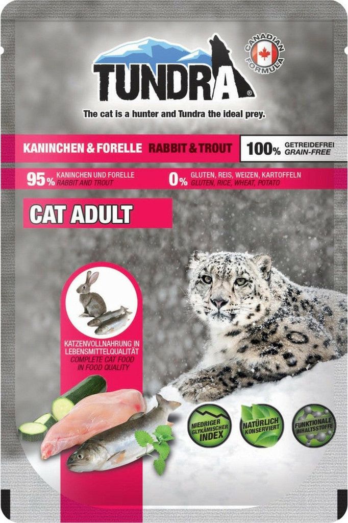 Tundra Cat 85gx16 Kaninchen & Forelle Frischebeutel