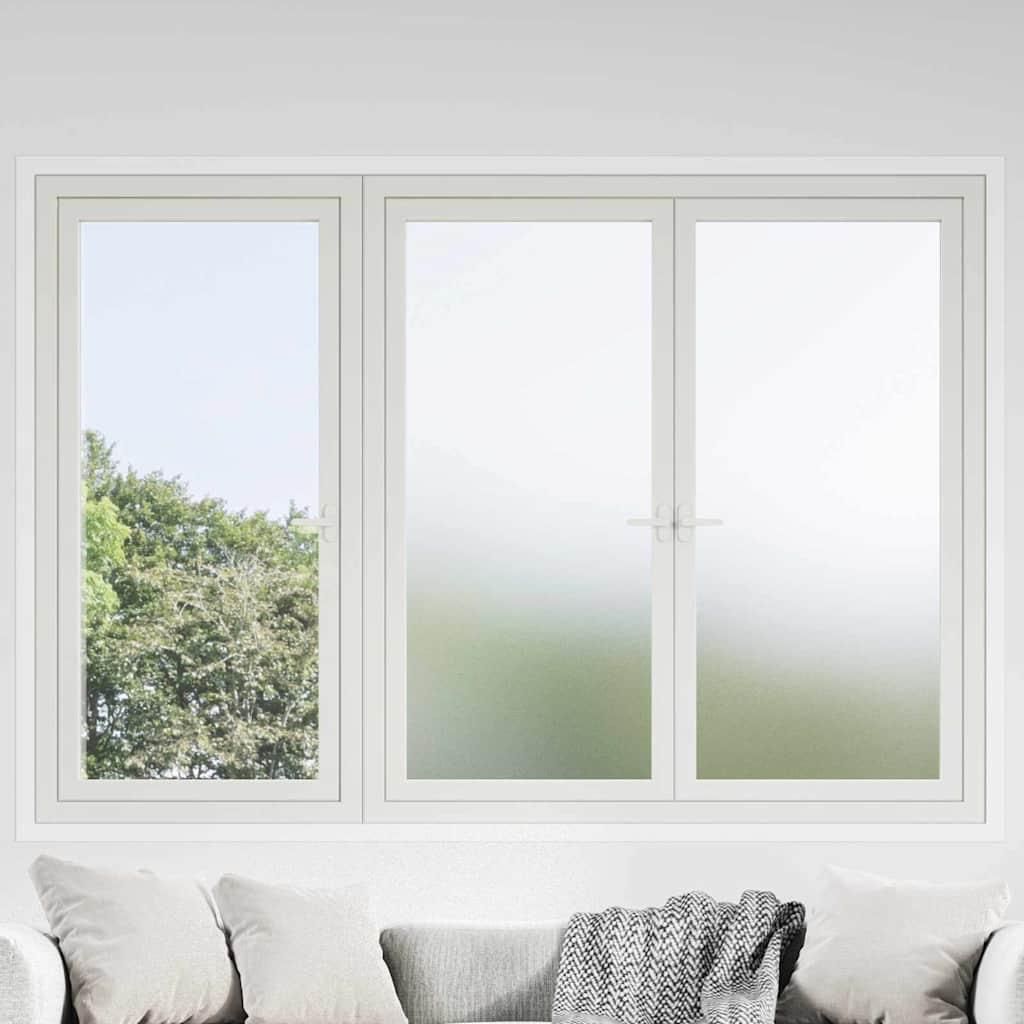 Eleganter Fensterfolie - Klebefolie für Möbel - Frostiges Weiß 45 x 500 cm PVC GermanyMöbel 27106 - Fensterfolien