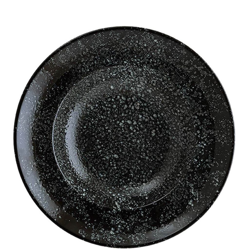 6x Suppenteller Set Pastateller Speiseteller Geschirr Teller tief 27cm Bonna Cosmos Black