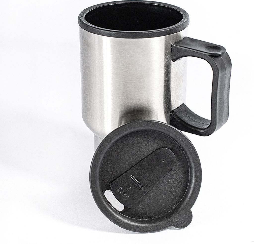 Kochmann Edelstahl Thermobecher 450 ml mit Deckel – Produktbild 