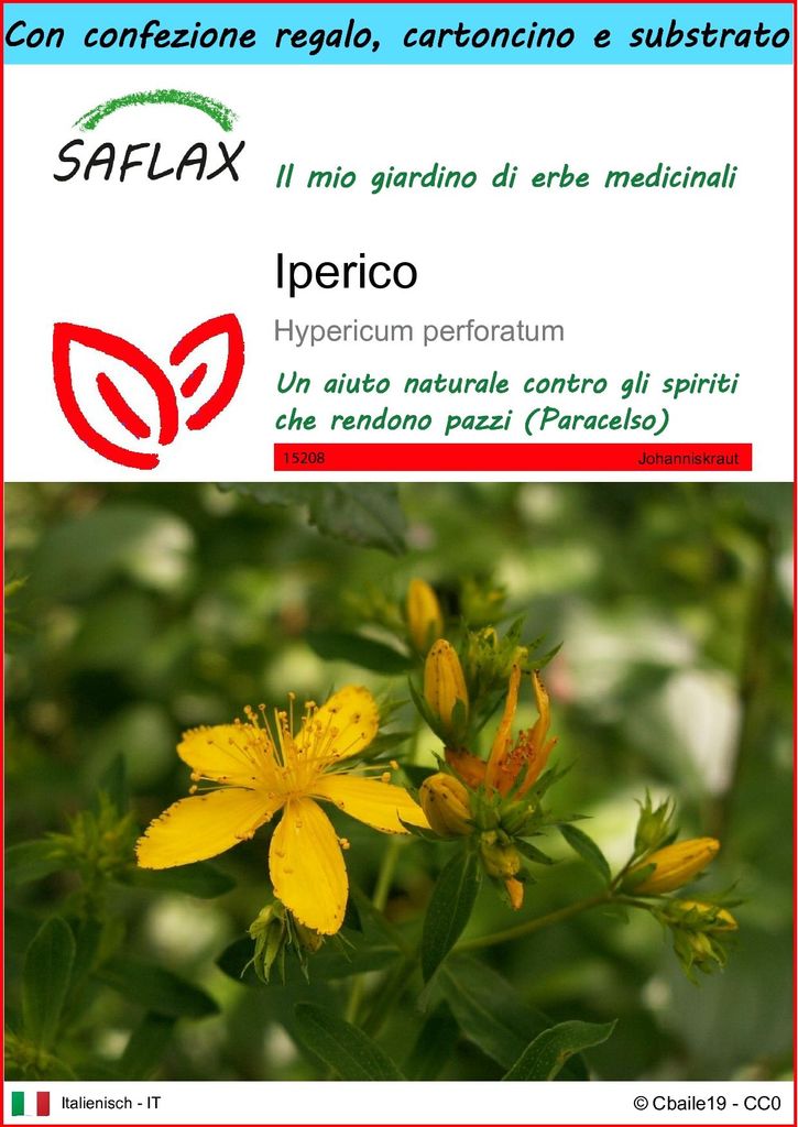 SAFLAX Set regalo - Iperico - 300 semi - Hypericum Immagine del prodotto 