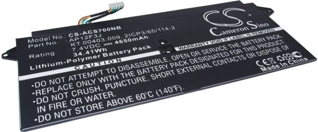 Batterie Interne pour PC Acer Aspire S7-391 et Série V7 V3 R14 TECHTEK