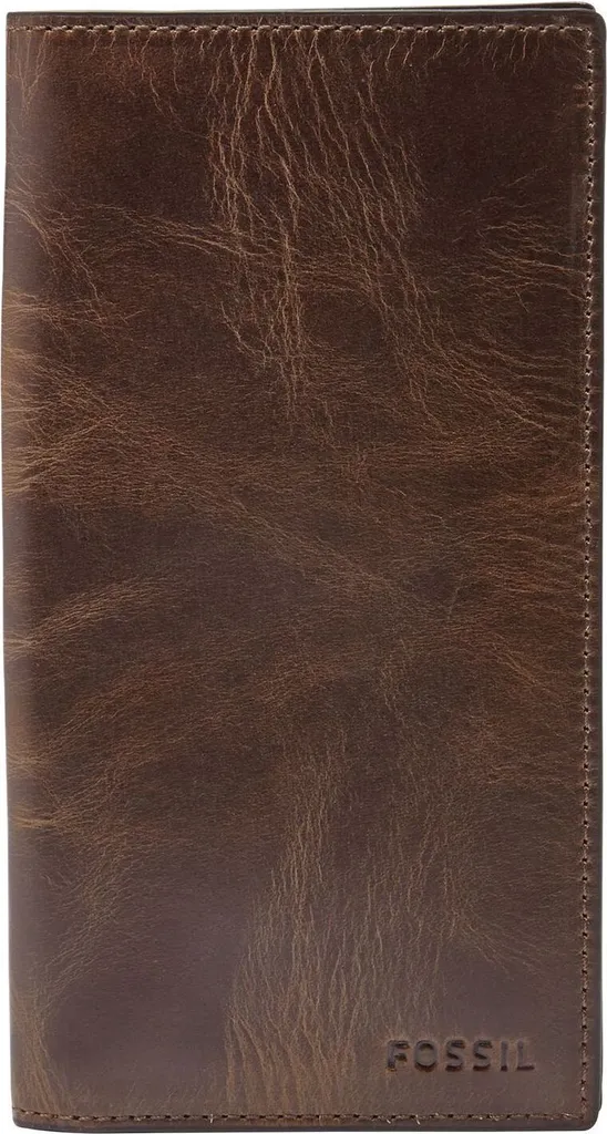 Fossil Portafoglio Pelle Neel Executive: Vintage Dark Brown Marrone