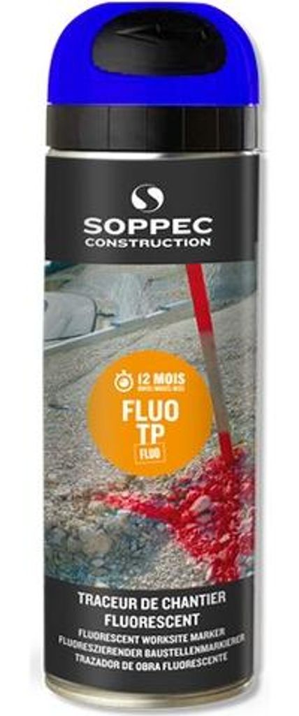 SOPPEC Markierfarbe Fluo TP, neon-blau, 500 ml