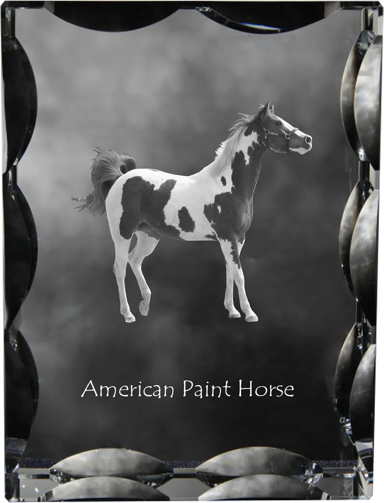 Scultura Vetro American Paint Horse - Arredo di Lusso Art-Dog