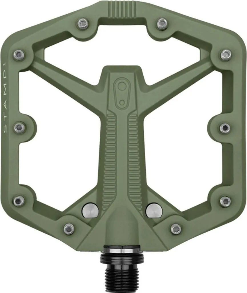 Pédales Crankbrothers Stamp 1 Gen2 Small Composite Vertes 100x100mm 16820