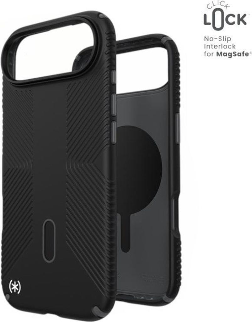 Speck Presidio2 Grip ClickLock & MagSafe - Case iPhone 17 Air (Black / Slate Grey / White)