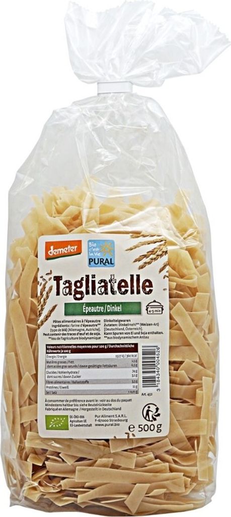 Tagliatelle - Dinkel hell demeter 500g