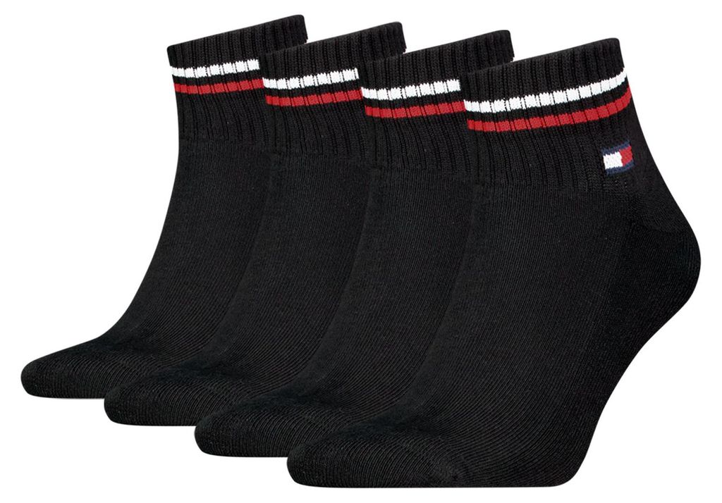 2 Paar Tommy Jeans Herren Quarter Iconic Socken Produktbild 