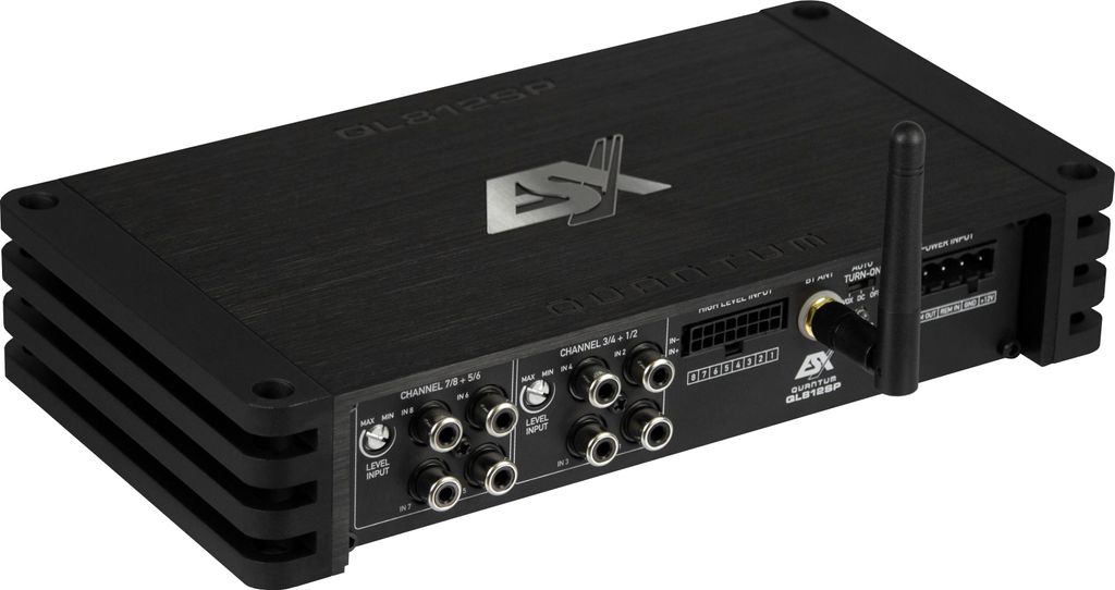 ESX QUANTUM Soundprozessor 12 Kanal High End Full HD Audio BT DSP QL812SP