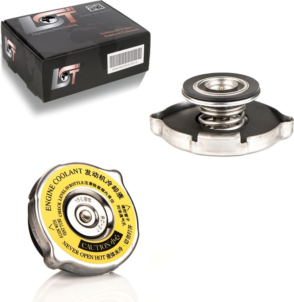 2x Kühlerdeckel Verschlussdeckel Kühlerverschluss 1.0 Bar für US-FAHRZEUGE