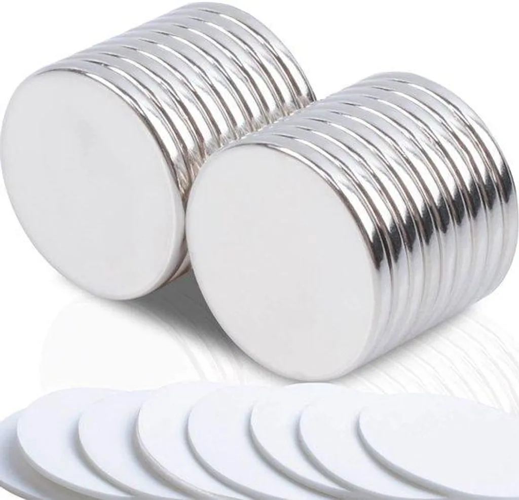 Aimants en Néodyme Puissants - Lot de 18 Aimants Autocollants 10x1mm