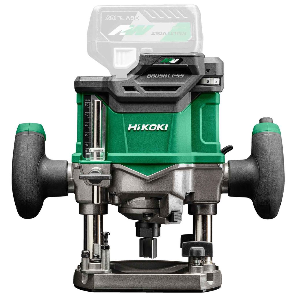 HiKOKI Akku-Oberfräse M3612DA 36V Fräse, Kantenfräse, Einhandfräse, Fräsmaschine