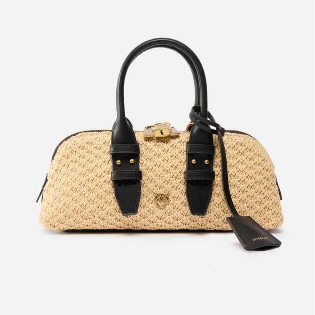 PINKO BOWLING BAG BAGUETTE HellBraun