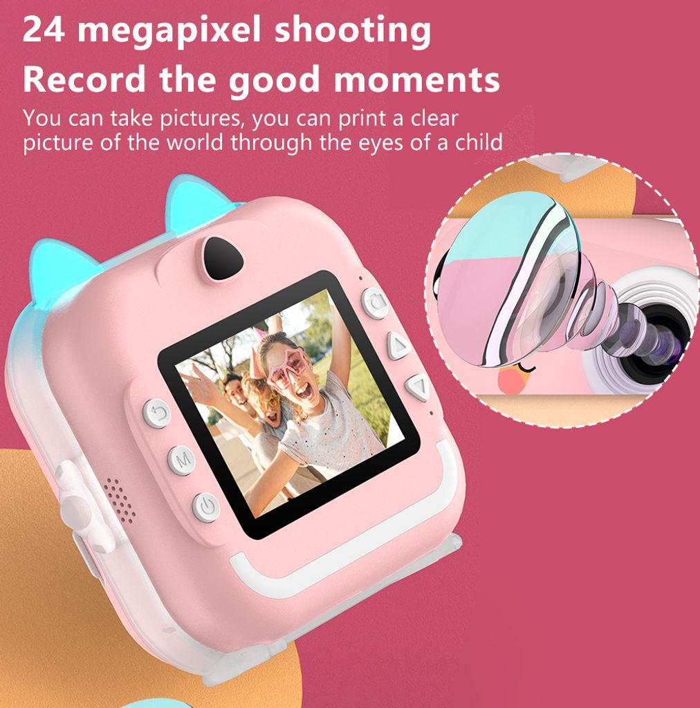 Přenosný dětský fotoaparát s okamžitým termálním tiskem, Obrázek produktu 10