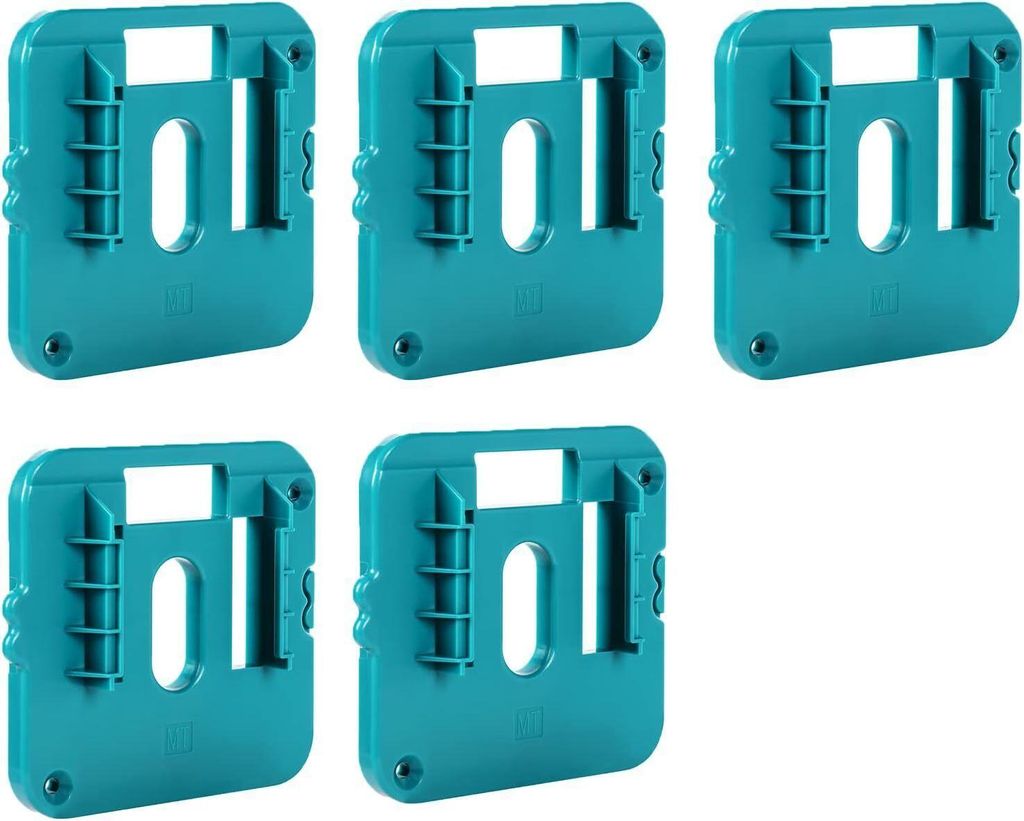 Batteriehalter 5 Stück, Batterie Halterung Für Makita Akkus, Robuste Aufbewahrung Für Werkstatt Und Garage