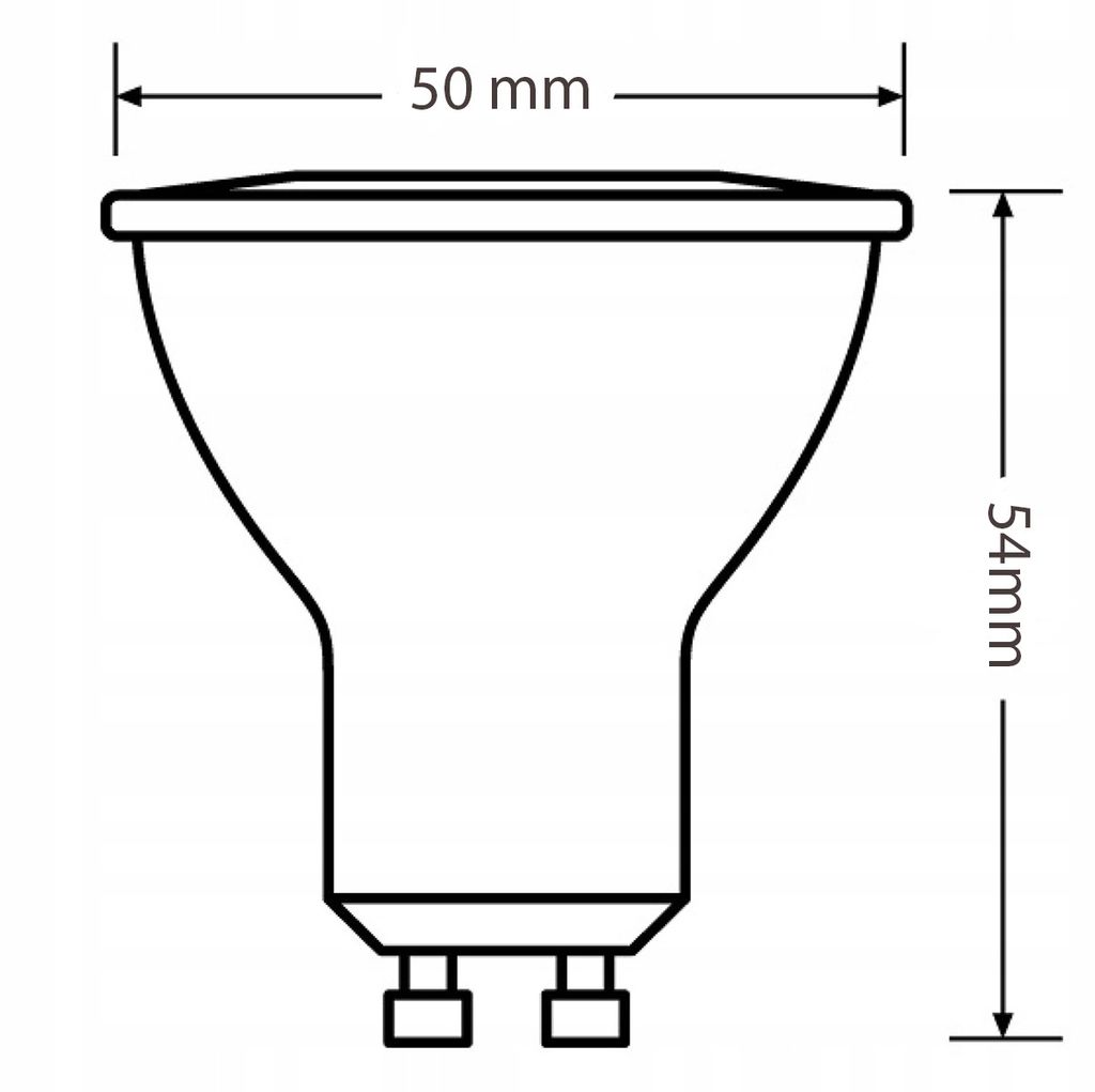 LED žárovka 6,9W 4000K 575lm 230V GU10 LEDVANCE Obrázek produktu 2