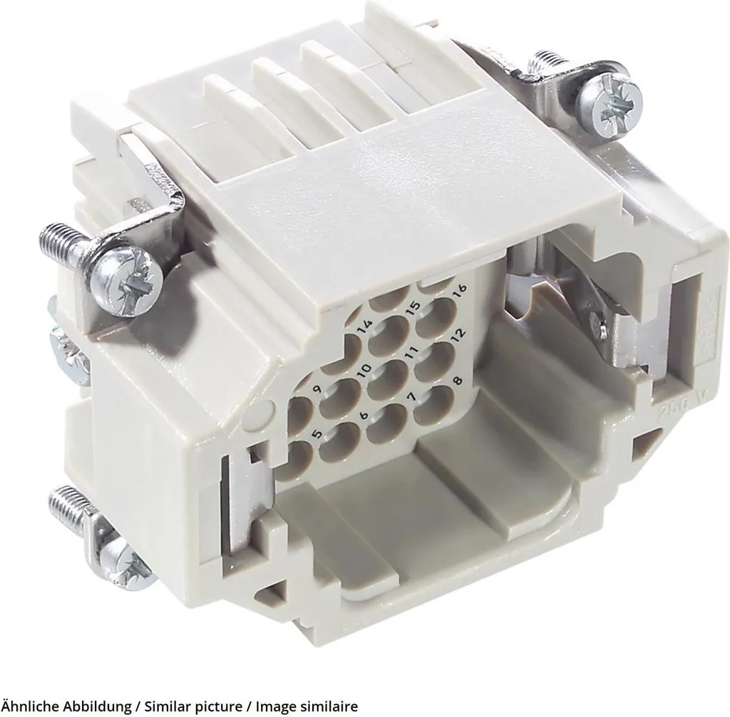 Insert de Connecteur Multibroche Epic H-DD 24 SCM pour Câblage Blindé