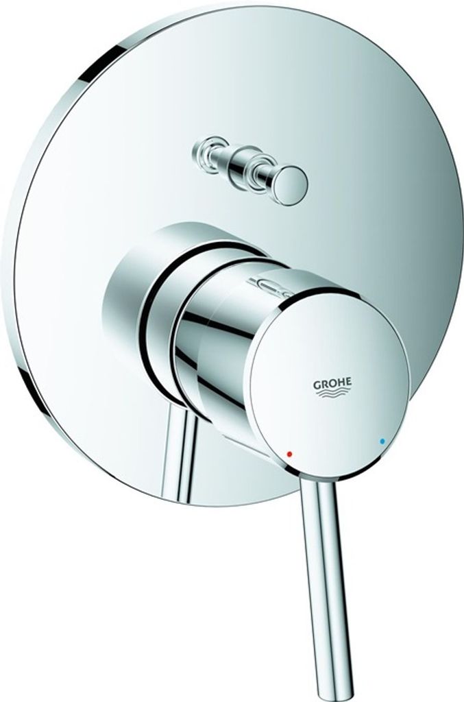 Grohe Concetto Einhand-Wannenbatterie, Fertigmontageset, Unterputzmontage, chrom, 24054001