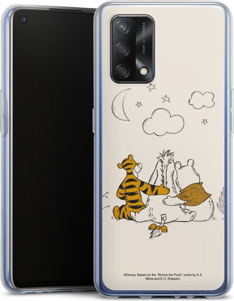 DeinDesign Handyhülle für Oppo A74 Silikon Hülle Case Smartphone Schutzhülle Disney Offizielles Lizenzprodukt Winnie Puuh
