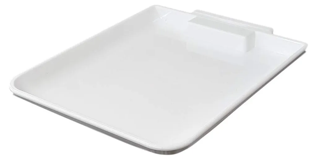 Stop gouttes pour distributeur de désinfectant, bac mural blanc ABS