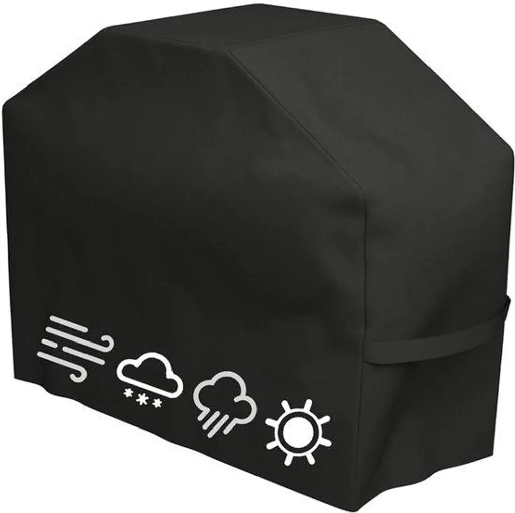 Housse Barbecue Résistante aux Intempéries - Oxford Noir 210D Durable