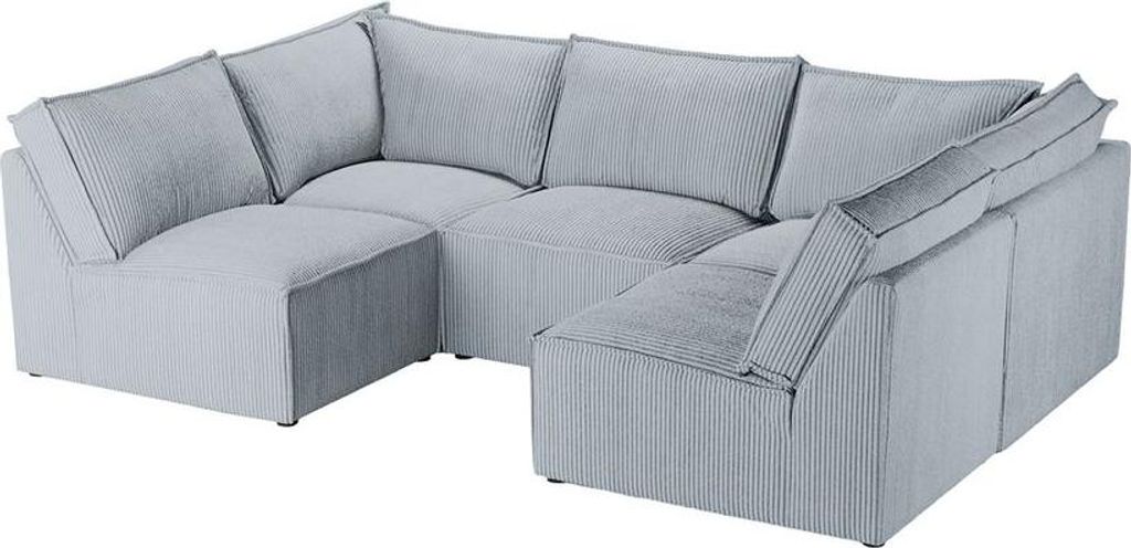 Modulares Ecksofa U-Form Charles-Poso 55