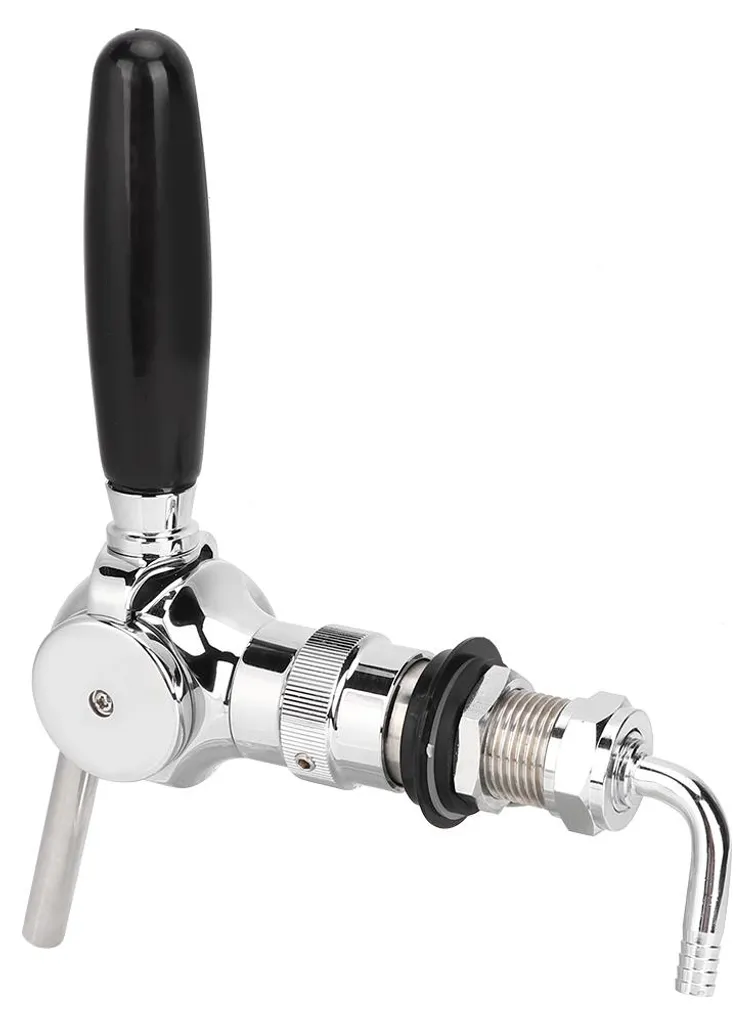 Robinet de brassage en laiton avec boule de contrôle pour fût de bière