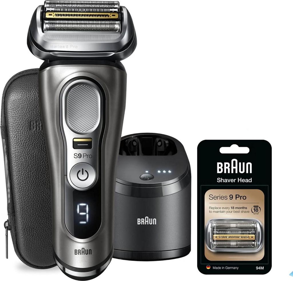 Braun 9465cc Series 9 Trocken-Nass Rasierer graphit Produktbild 