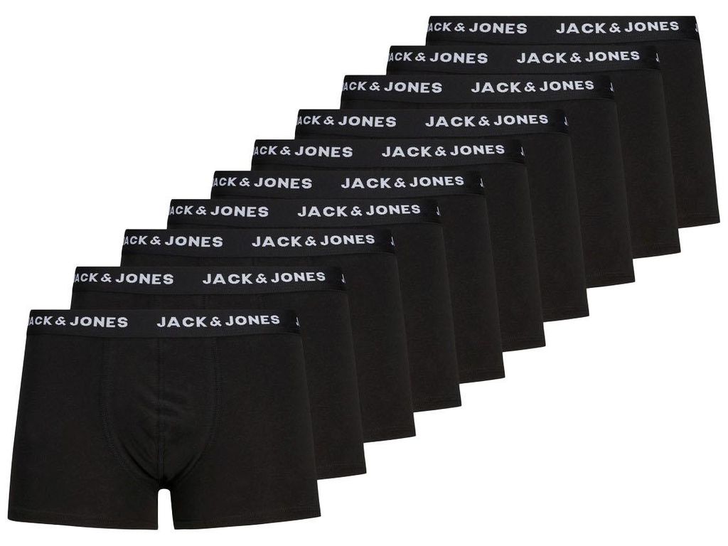JACK & JONES 10er Pack Boxershorts Trunks Set Stretch Hose Produktbild 