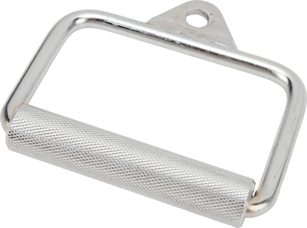 Kabel Maschine Griff Stahl gerändelt Fitness Hand Grip Pulldown Rudern Pulley Cable Attachment für Gym Workout