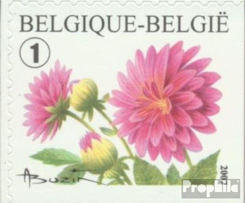 Briefmarken Belgien 2007 Mi 3732Er (kompl.Ausg.) postfrisch Blumen