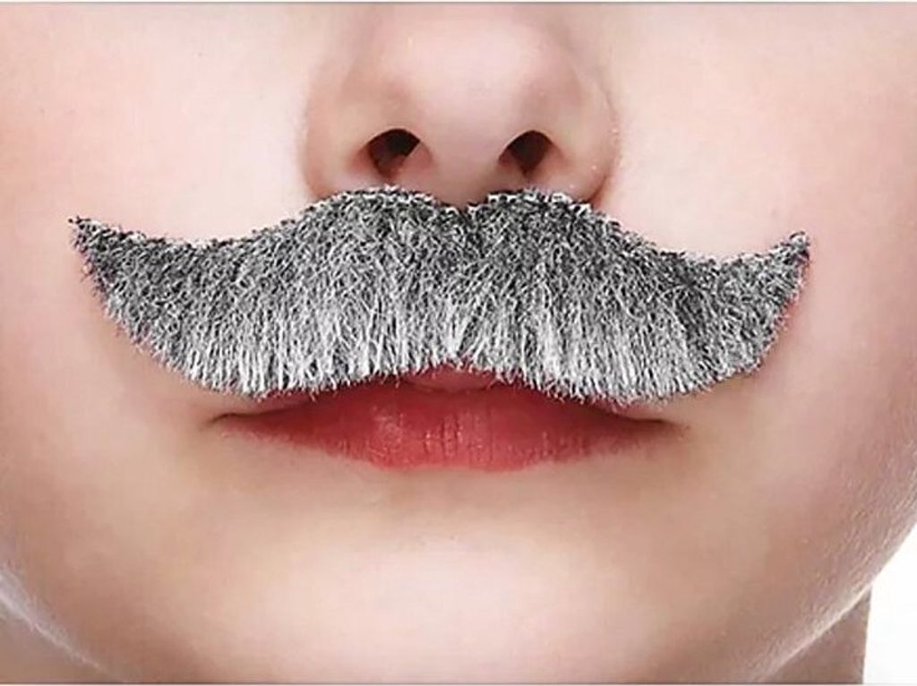 Moustache Schnurrbart für Kinder in drei verschiedenen Produktbild 