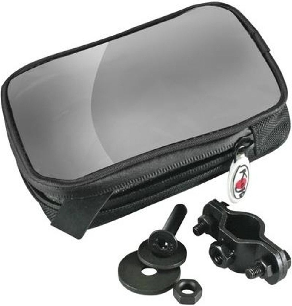 Lampa 90265, Handy/Smartphone, Navigator, Passive Halterung, Fahrrad / Auto, Schwarz, Transparent