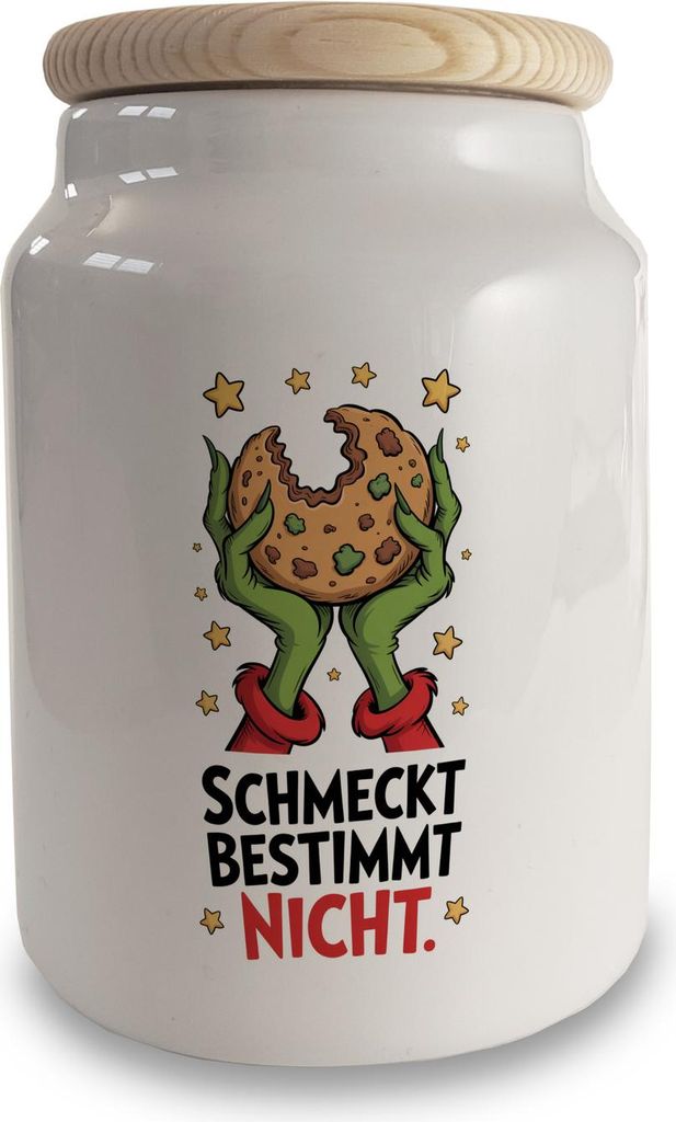 Villeroy & Boch KEKSDOSE Grün, Mehrfarbig, Rot, Weiß im Angebot