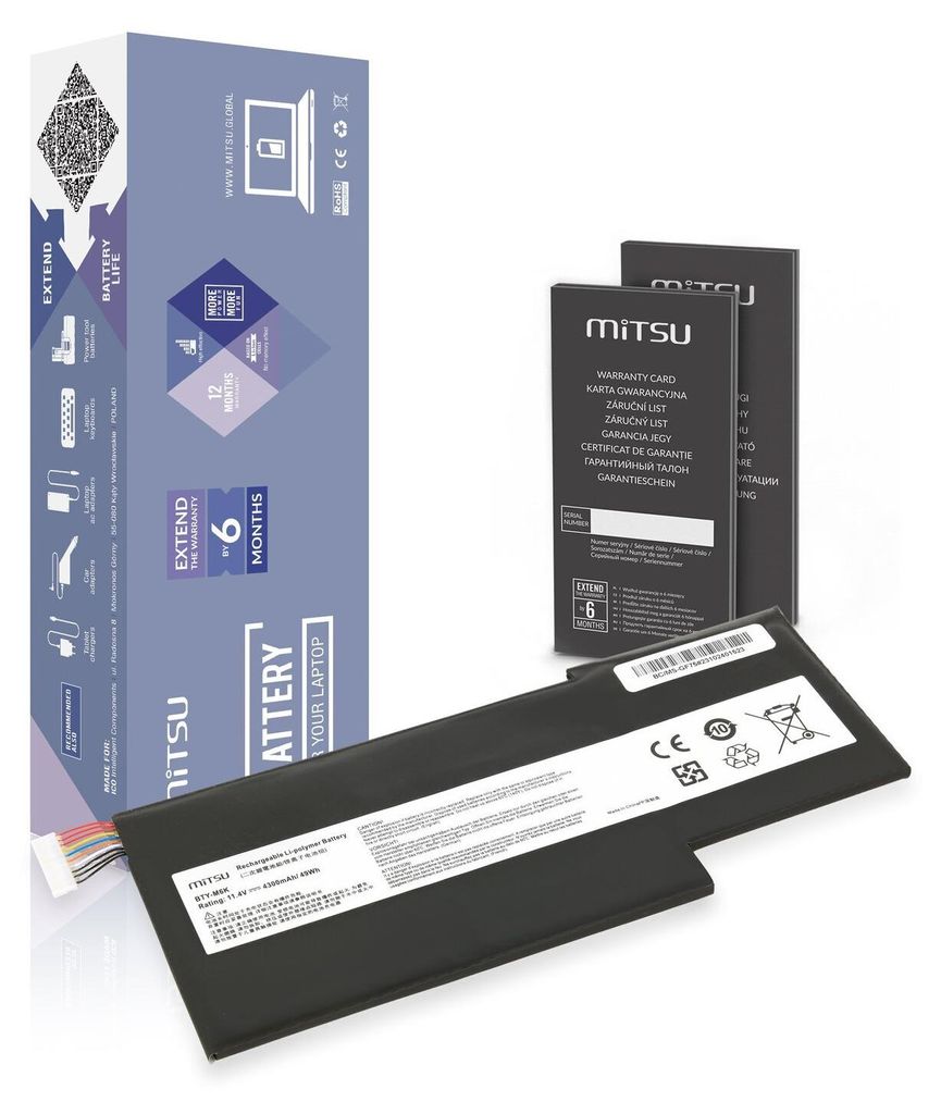 BTY-M6K MS-17B4 Batéria pre MSI GS63VR GS73 GF75 Obrázok produktu 