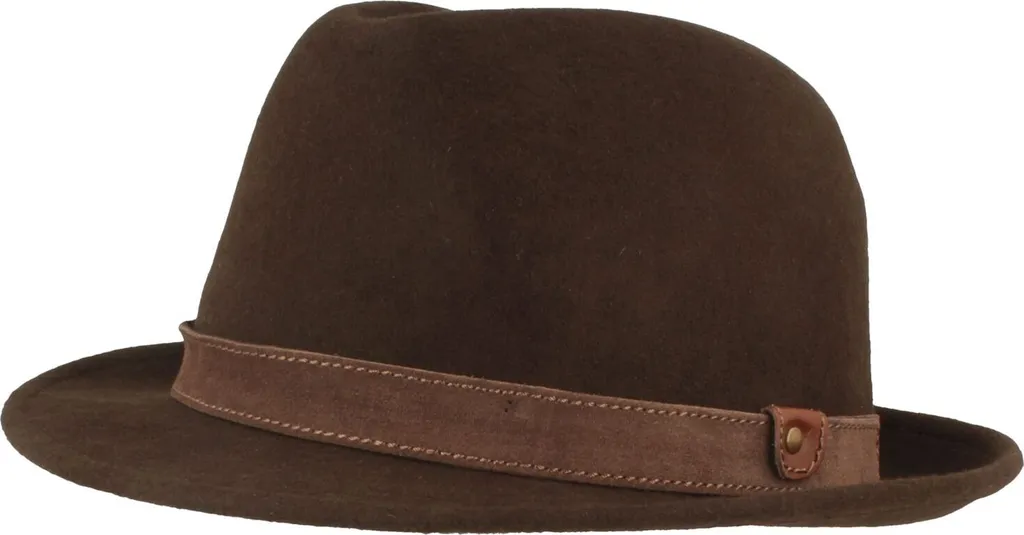Cappello Trilby Classico Hut-Breiter - Feltro di Lana Indeformabile