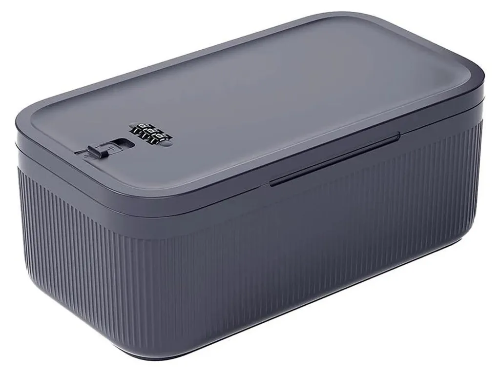 Organisateur de maison polyvalent bleu foncé boîte sécurisée en M