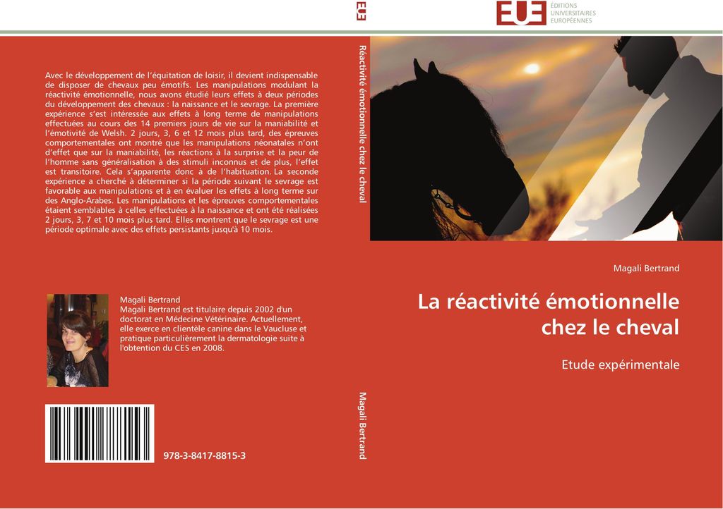 La réactivité émotionnelle chez le cheval