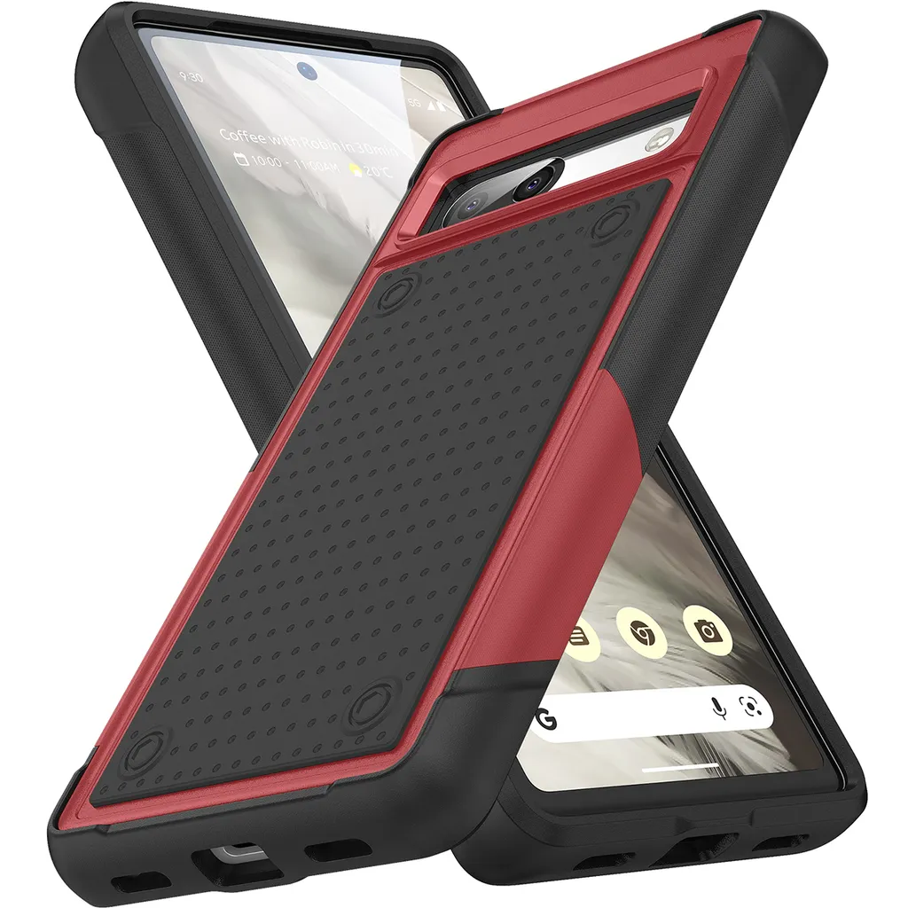ELECTRO-WEIDEWORLD Cover Con Supporto Per Google Pixel 7A – Custodia Rigida Antiurto Con Protezione Fotocamera
