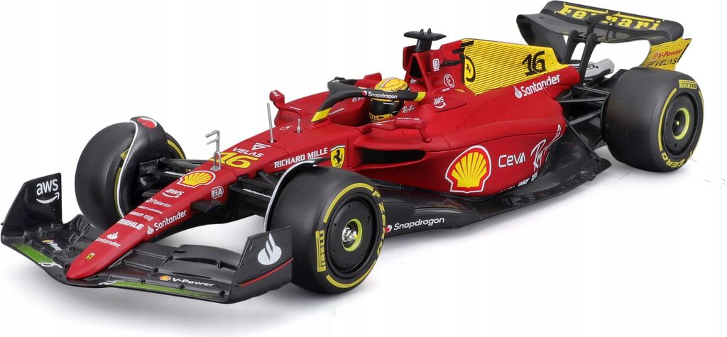 BBurago 18-26806 - Model auta - Ferrari F1-75 2022 #16 Obrázok produktu 